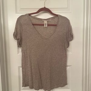 Taupe basic blouse